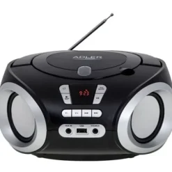 Adler Boombox CD-MP3, USB, Radio FM AD 1181 Czarny AD 1181