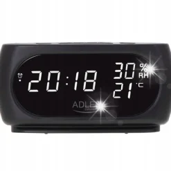 Adler z pomiarem temperatury i wilgotności alarm LED