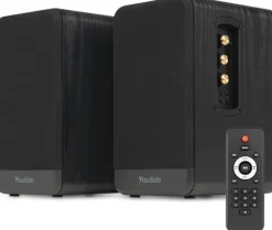 Audizio Aktywny zestaw głośników półkowych 80 W BT czarny BS10
