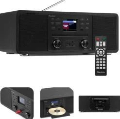 Audizio Avola CD/BT/DAB+/WIFI czarny one size