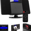 Audizio Miniwieża HIFI Nimes CD tuner FM BT USB czarna one size