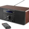 Audizio PRATO ALL-IN-ONE USB CD / DAB+ brązowy one size