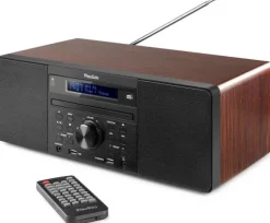 Audizio PRATO ALL-IN-ONE USB CD / DAB+ brązowy one size