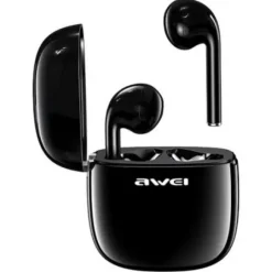 Awei słuchawki Bluetooth 5.0 T28 TWS + stacja dokująca czarny/black AWEI051BLK