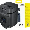 Baseus PrimeTrip VD1 wideorejestrator 2K+1080p - czarna