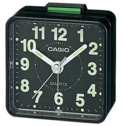 Casio Budzik TQ-140-1 Czarny - Wskazówki Neobrite POLECANY SKLEP GWARANCJA SZYBKA MOŻLIWOŚĆ ODBIORU W WARSZAWIE TQ-140-1