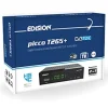 Dekoder dvb-t2 hevc EDISION PICCO T265+ naziemnej i kablowy Odbiornik, DVB-T2/C H.265, FTA, Full HD, PVR, USB, HDMI, SCART, S/PDIF, IR, Obsługa USB WiFi, Uniwersalny pilot 2w1