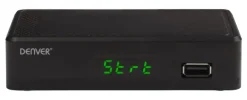 Denver DTB-148 set-top box (dekoder STB) Ethernet (RJ-45), Terrestrial Full HD Czarny