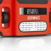 Duronic APEX Radio pogodowe z wyświetlaczem i latarką | zasilane solarnie dynamo lub USB | przenośne radio turystyczne na korbkę solarne z zegarem |..