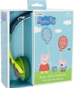GLOBIX Słuchawki dla dzieci Peppa Pig George i dinozaury OTL PP0697D