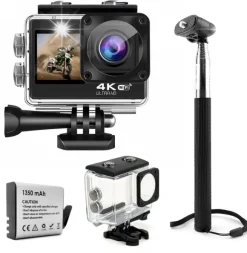 GOMEDIA V-35 4K UHD +monopod selfie