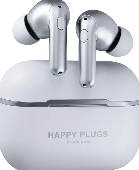 Happy Plugs Air 1 Zen srebrne