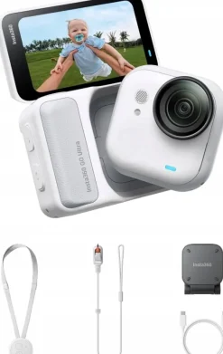 Insta360 GO Ultra Kamera 4K FlowState Biała Standard Bundle