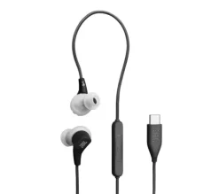 JBL Endurance Run 3C USB-C Dokanałowe Mikrofon Czarno-szary
