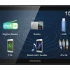 Kenwood Electronics DMX129DAB radio samochodowe Czarny 64 W Bluetooth