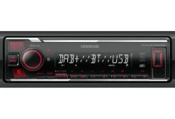 Kenwood Electronics KMM-BT408DAB radio samochodowe Czarny 88 W Bluetooth