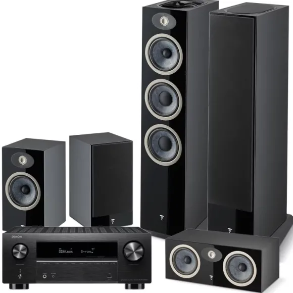 Kino domowe Kino domowe: Denon AVC-X3800H + Focal THEVA N3D/N1/CENTER, Zawartość zestawu: 11183-defaultCombination