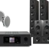 Kino domowe NAD T 778 (czarny) + Diva 6 + 3 + 7 (czarny) + RD 280 (biały)