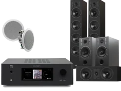 Kino domowe NAD T 778 (czarny) + Diva 6 + 3 + 7 (czarny) + RD 280 (biały)
