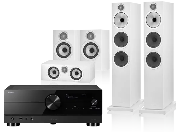 Kino domowe Yamaha RX-A2A + 603 S3 + 607 S3 + HTM6 S3