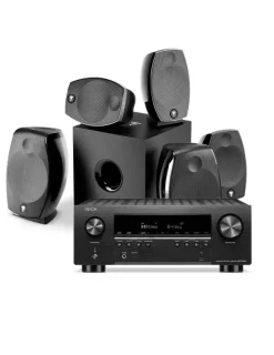 Kino domowe Denon AVR-S980H + Focal SIB EVO 5.1, Czarny