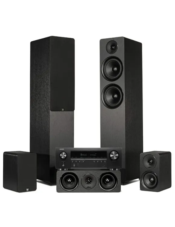Kino domowe Denon AVR-S770H + Wilson Scenix 5.0 — Zestaw kina domowego z Dolby Atmos i HEOS, Zawartość zestawu: 19845-defaultCombination
