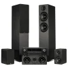 Kino domowe Denon AVR-S770H + Wilson Scenix 5.0 — Zestaw kina domowego z Dolby Atmos i HEOS, Czarny