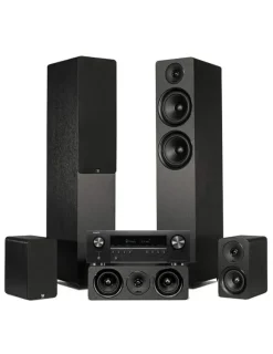 Kino domowe Denon AVR-S770H + Wilson Scenix 5.0 — Zestaw kina domowego z Dolby Atmos i HEOS, Czarny