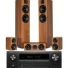 Kino domowe DENON AVR-X1800H + WILSON Scenix 5.0 Orzechowy