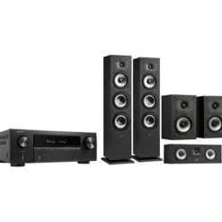 Kino domowe DENON AVR-X1800 + Polk Audio Monitor XT60 + XT15 + XT30C Czarny