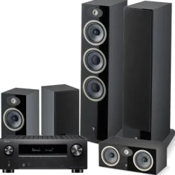 Kino domowe Kino domowe: Denon AVR-X2800H + Focal THEVA N2/N1/CENTER, Kolor: Dark Wood