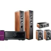 Kino domowe Kino domowe YAMAHA RX-V4A + INDIANA LINE Nota 550 + 740 + 240 Orzech