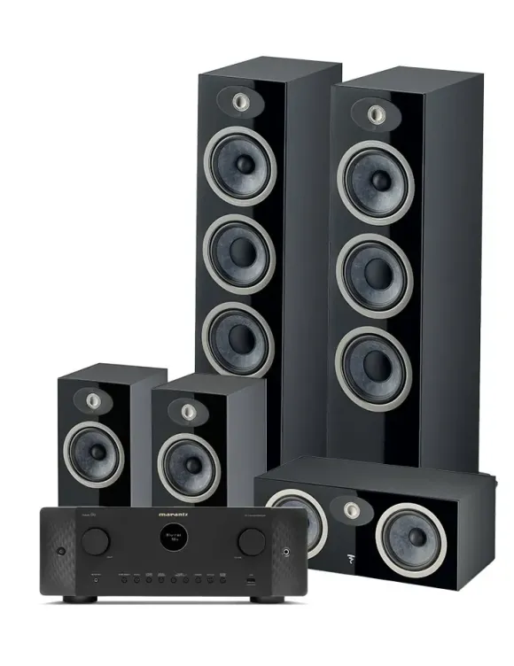 Kino domowe Marantz Cinema 60 + Focal Theva N°3/N°1/Center, Light Wood