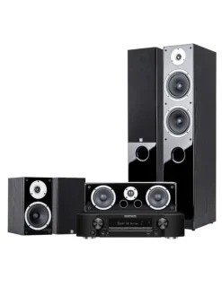 Kino domowe Marantz Zestaw  NR1510 + Wilson Raptor 7/1/Vocal — 5.0 kino domowe z Bluetooth, Kolor: Silver-Gold