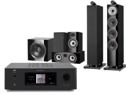Kino domowe NAD T 778 (czarny) + 702 S3 + 707 S3 + HTM72 S3 + DB4S (czarny)