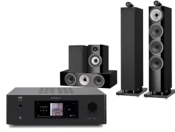 Kino domowe NAD T 778 (czarny) + 702 S3 + 707 S3 + HTM71 S3 (czarny)
