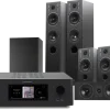 Kino domowe NAD T758 V3i (czarny) + Diva 5 (czarny) +Diva 3 (czarny) + Diva 7 (czarny) + Basso 880 (czarny)