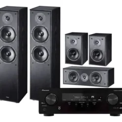 Kino domowe PIONEER VSX-835DAB + MAGNAT Monitor S80ATM + S10B + S12C Czarny