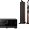 Kino domowe Yamaha RX-A4A (czarny) + 703 S3 (mokka)