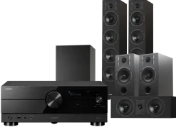Kino domowe Yamaha RX-A2A (czarny) + Diva 6 + 3 + 7 (czarny) + Basso 880