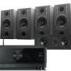 Kino domowe Yamaha RX-A4A (czarny) + Diva 3 + 3 + 7 (czarny)