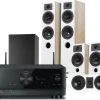 Kino domowe Yamaha RXV-6A (czarny) + Diva 5 (dąb) +Diva 3 (dąb) + Diva 7 (dąb) + Basso 880 (czarny)