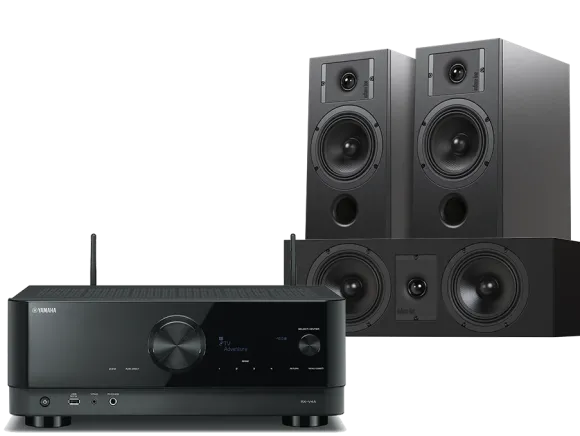 Kino domowe Yamaha RXV4A (czarny) + DIVA 5+7 (czarny)