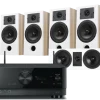 Kino domowe Yamaha RX-V6A (czarny) + Diva 3 + 3 + 7 (dąb)