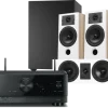 Kino domowe Yamaha RXV4A (czarny) + Diva 3 (dąb) + Diva 7 (dąb) + BASSO 880 (czarny)