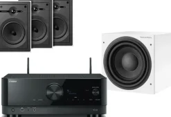 Kino domowe Yamaha RX-V4A + 3 x CWM362 + ASW 608