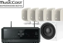 Kino domowe Yamaha RX-V4A + 5 x M-1 + ASW 608