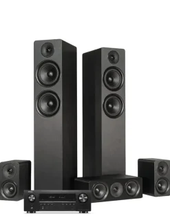 Kino domowe Zestaw Denon AVR-S670H + Wilson Scenix — Kino domowe 5.0 z Bluetooth, Czarny