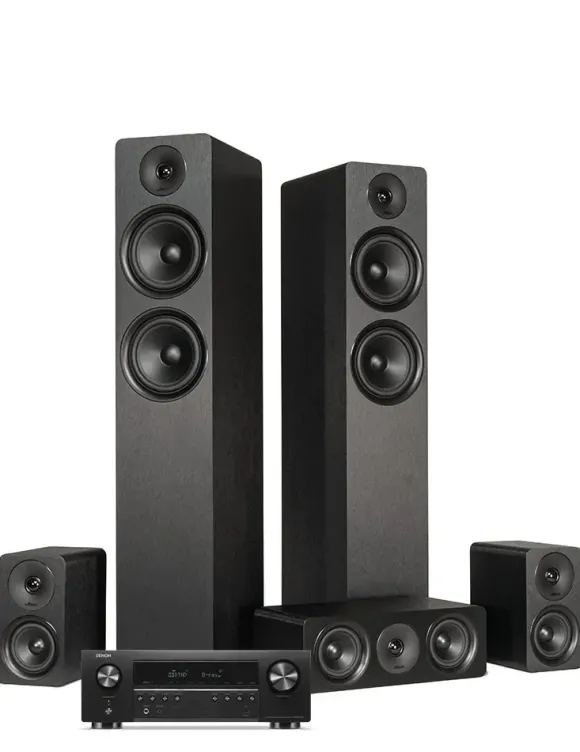 Kino domowe Zestaw Denon AVR-S670H + Wilson Scenix — Kino domowe 5.0 z Bluetooth, Czarny