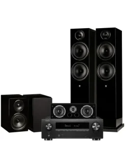 Kino domowe Zestaw Denon AVR-X1800H — Kino domowe z Wilson Exclusive 8/4/Vocal i Bluetooth, Kolor: Czarny
